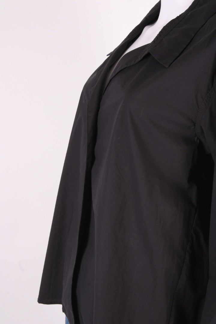 Sandro Gold Buckle Shirt Black M