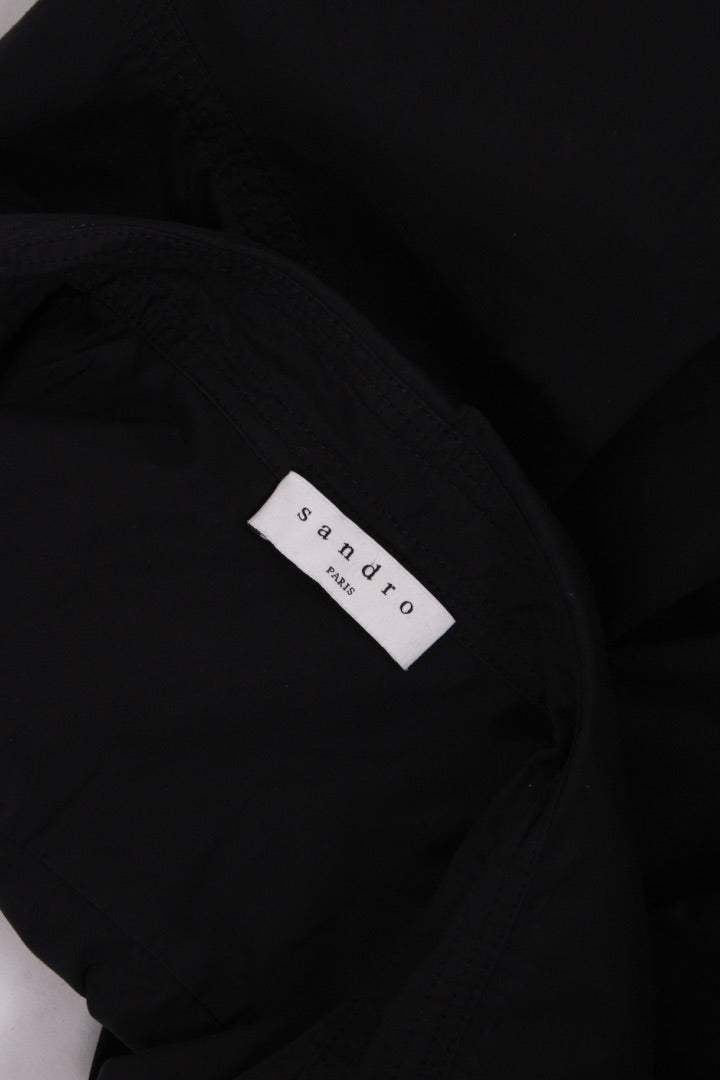 Sandro Gold Buckle Shirt Black M