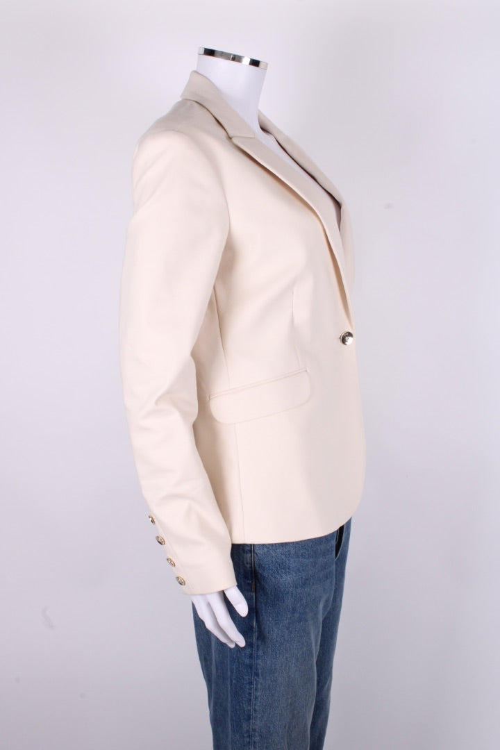 Mos Mosh L/S Tailored Blazer Cream 10