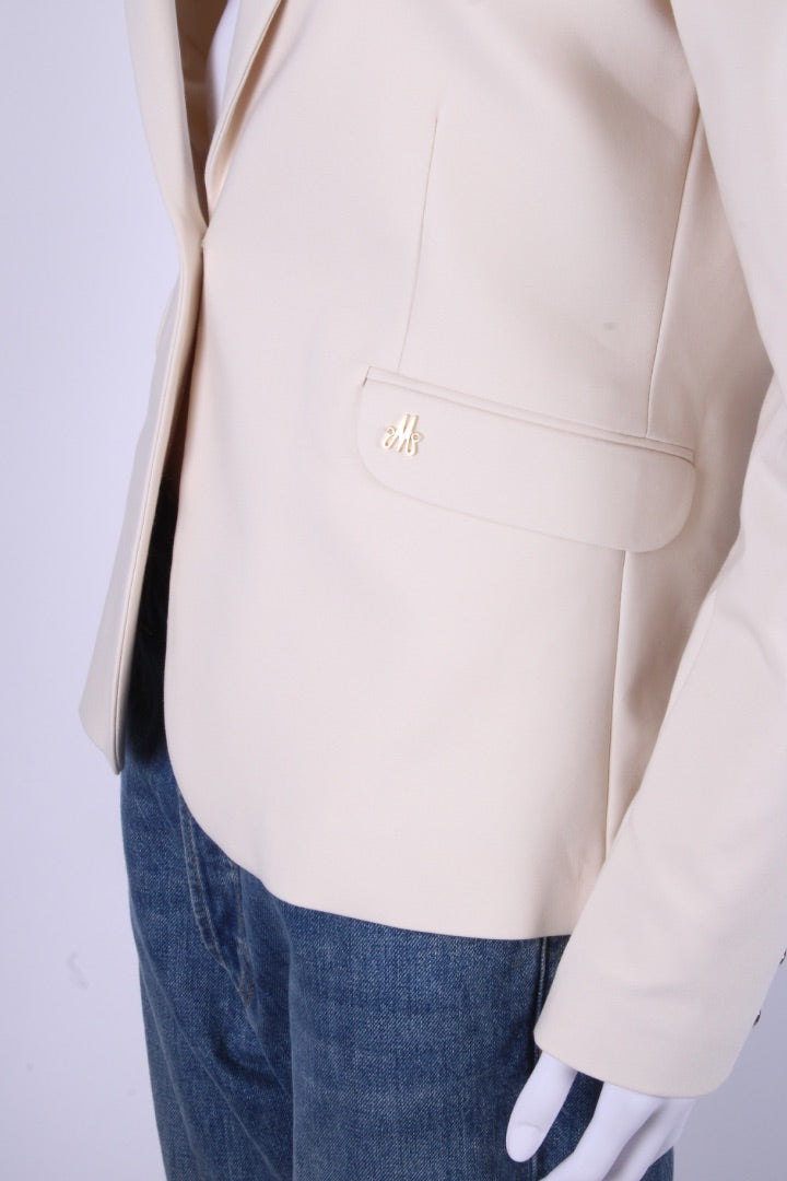 Mos Mosh L/S Tailored Blazer Cream 10