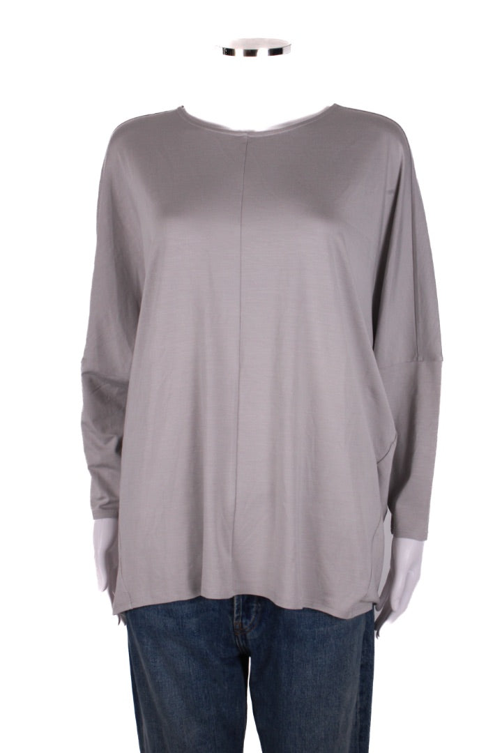 Max Mara Long Sleeve Top Grey M