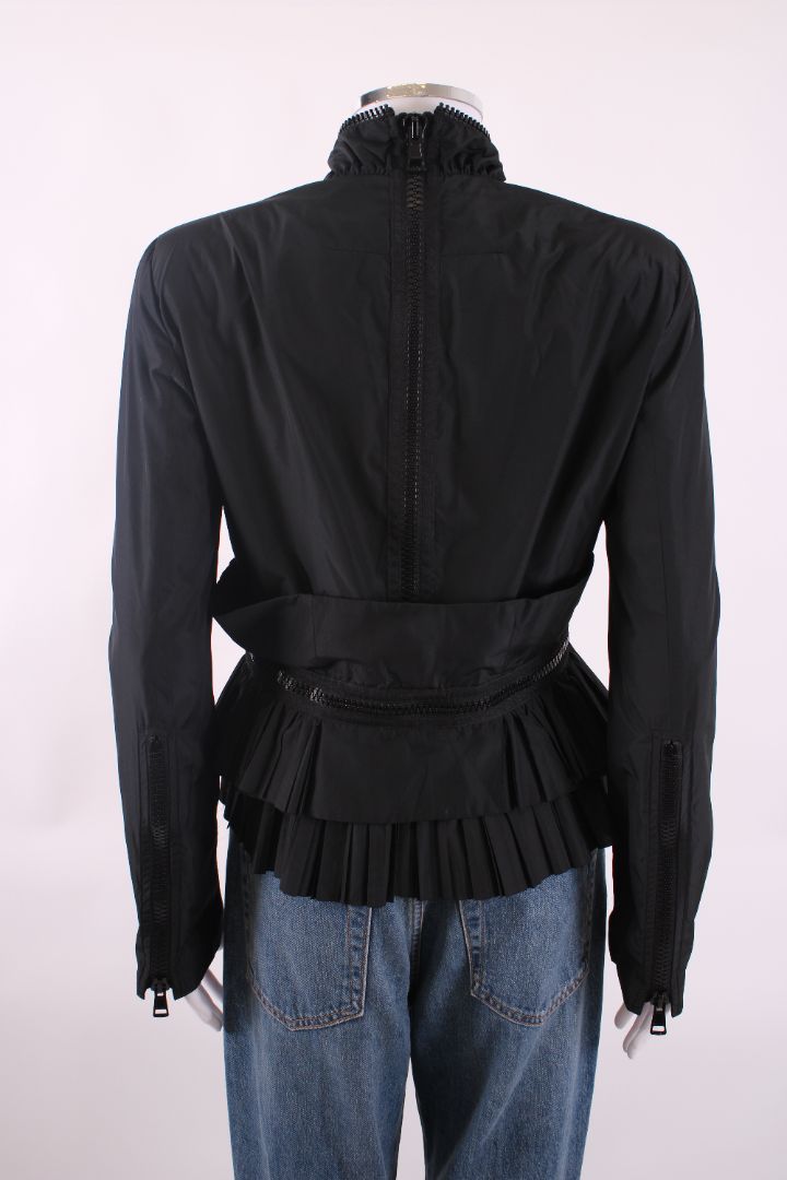 Givenchy Ruffle Zip Jacket Black 12