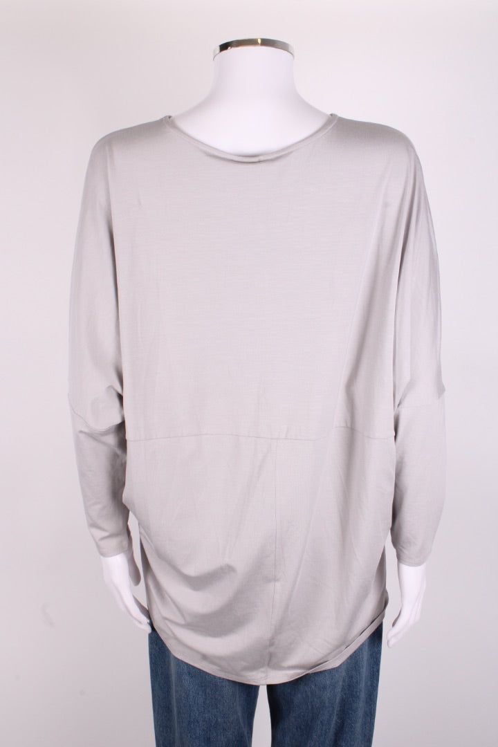 Max Mara Long Sleeve Top Grey M