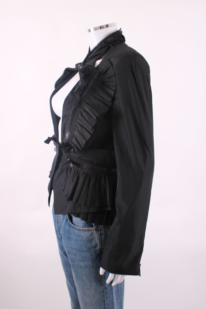 Givenchy Ruffle Zip Jacket Black 12