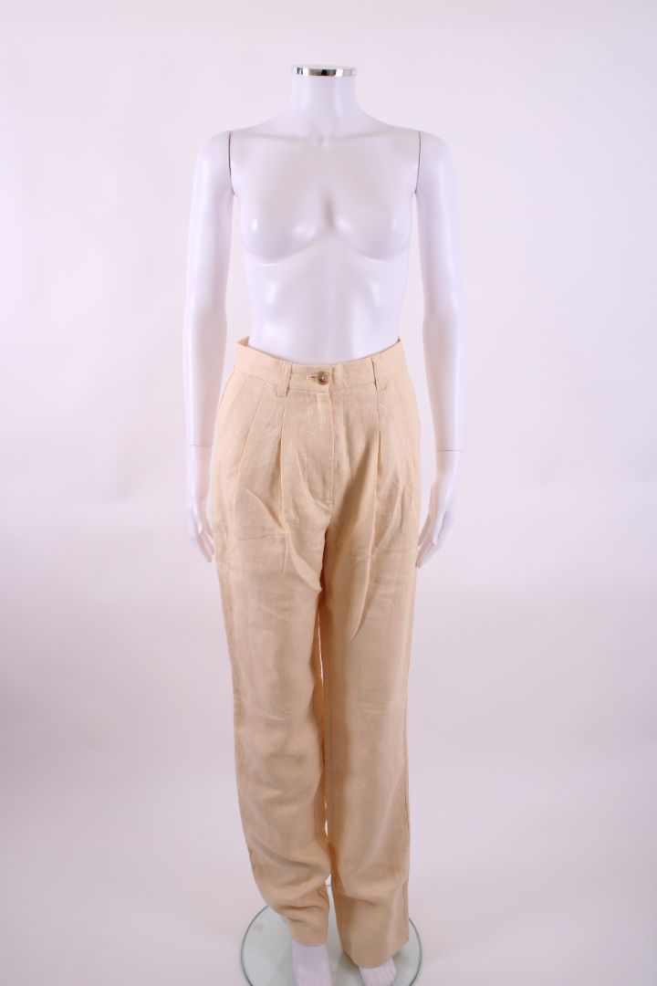 Anine Bing Linen Suit Yellow S