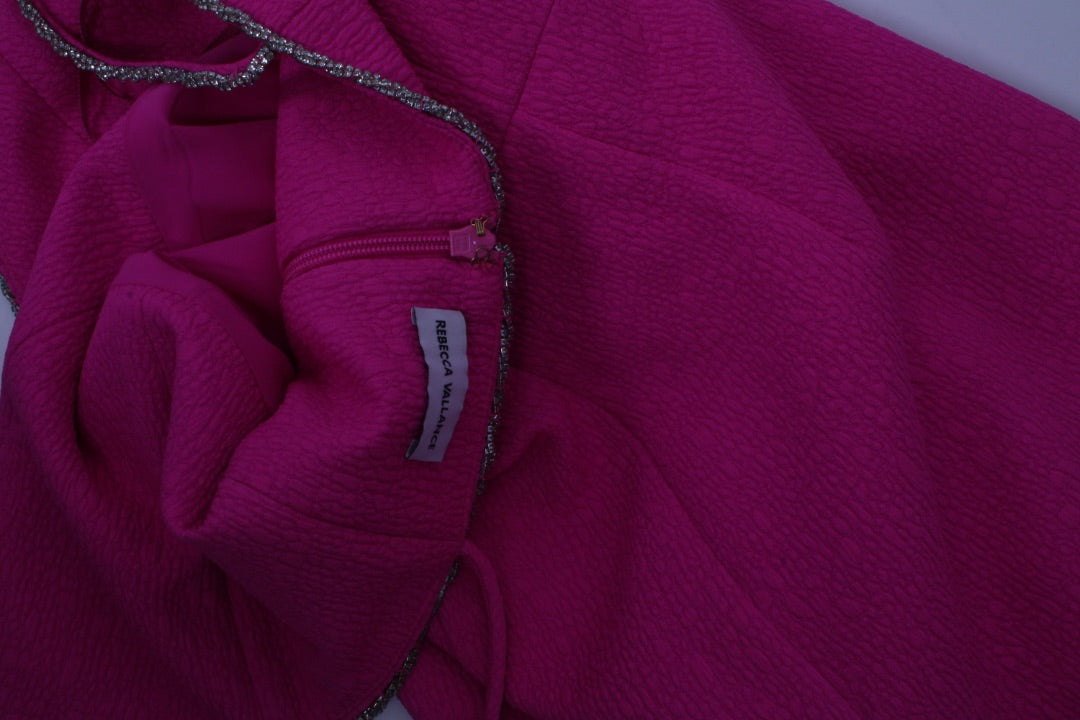 Rebecca Vallance Cristina Embellished Mini Dress Pink 12