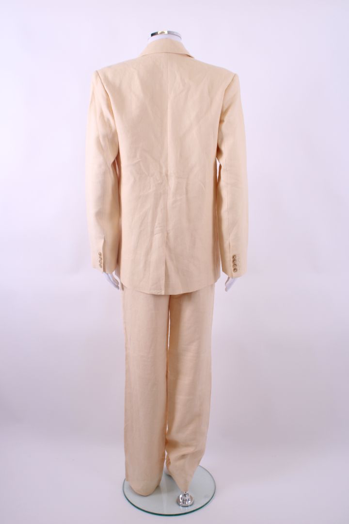 Anine Bing Linen Suit Yellow S
