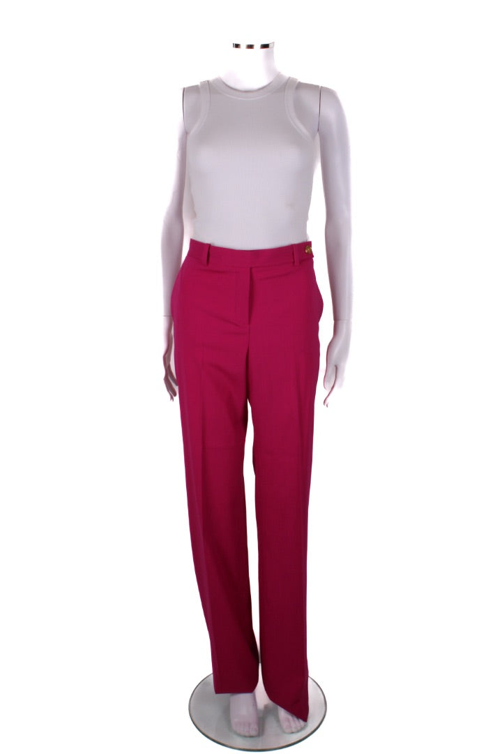 Versace Medusa Button Trousers Pink 8