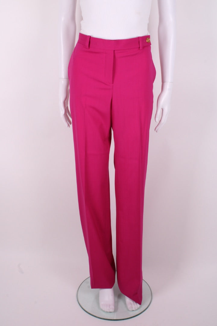 Versace Medusa Button Trousers Pink 8