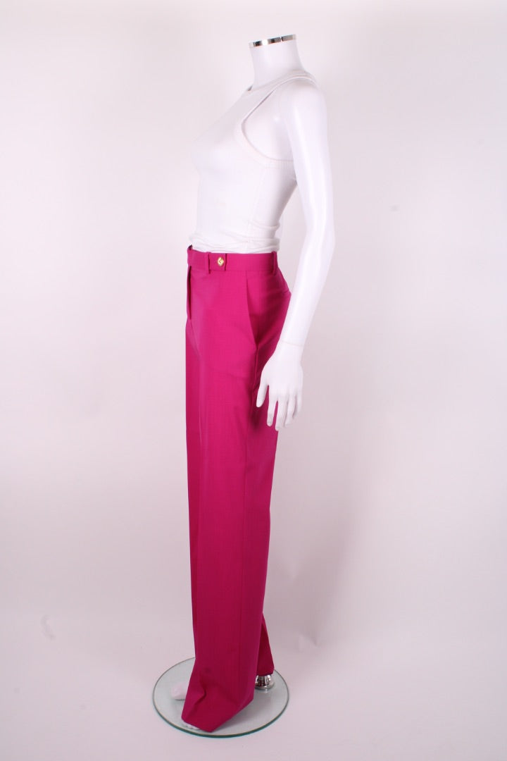 Versace Medusa Button Trousers Pink 8