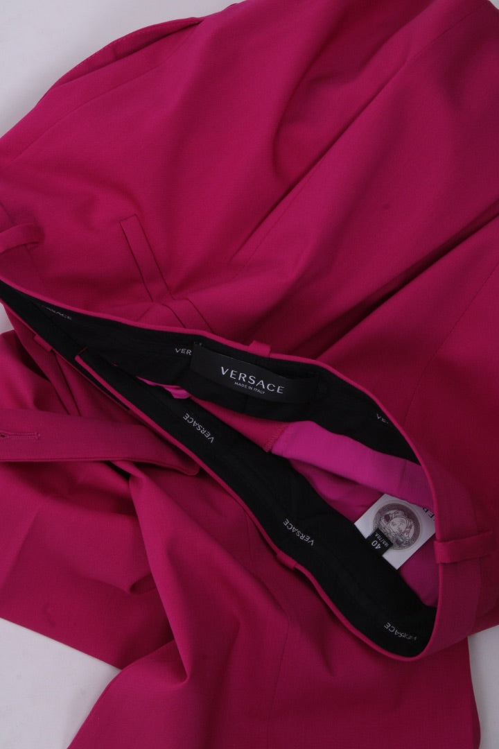 Versace Medusa Button Trousers Pink 8