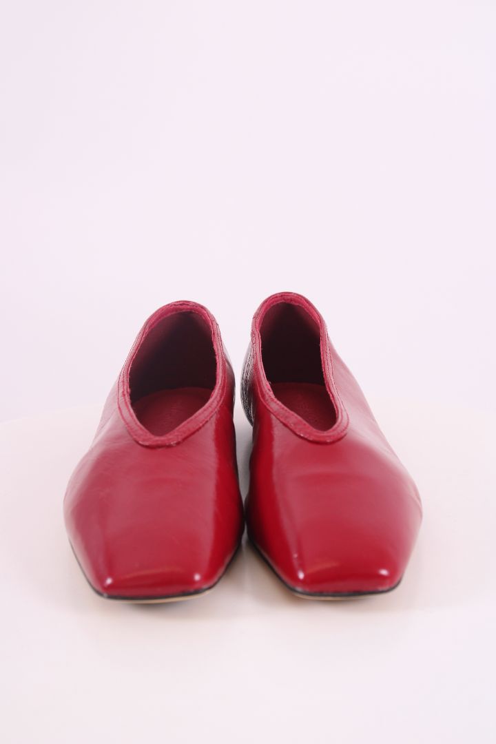 Tony Bianco Bianca Ballet Shoes Red 3