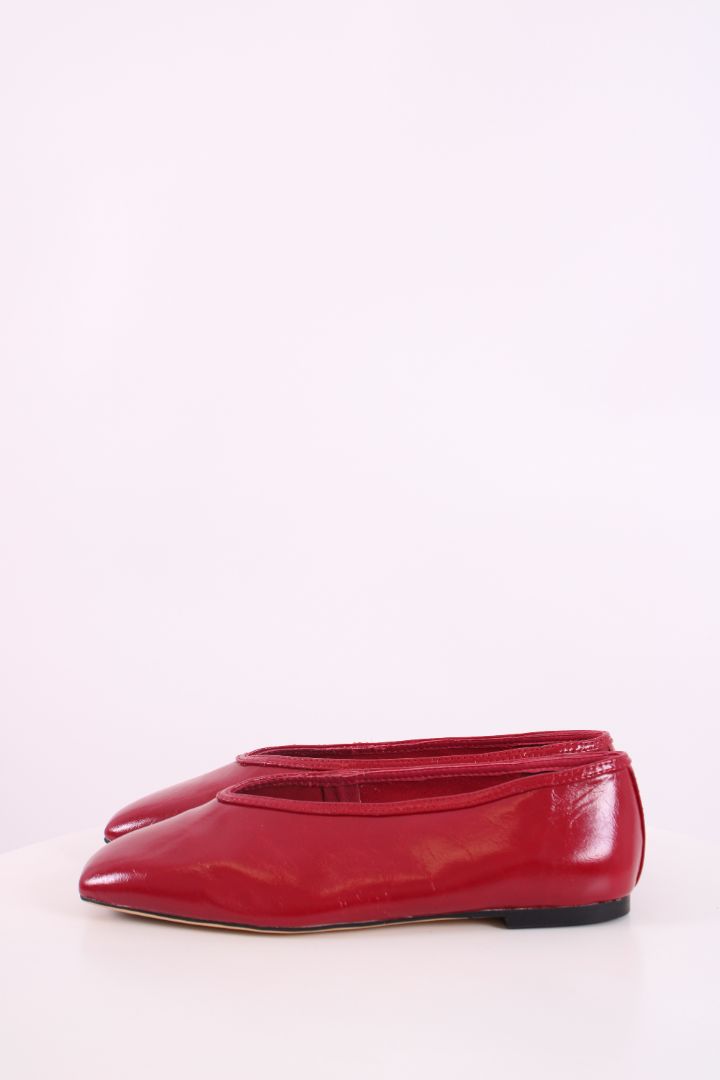 Tony Bianco Bianca Ballet Shoes Red 3
