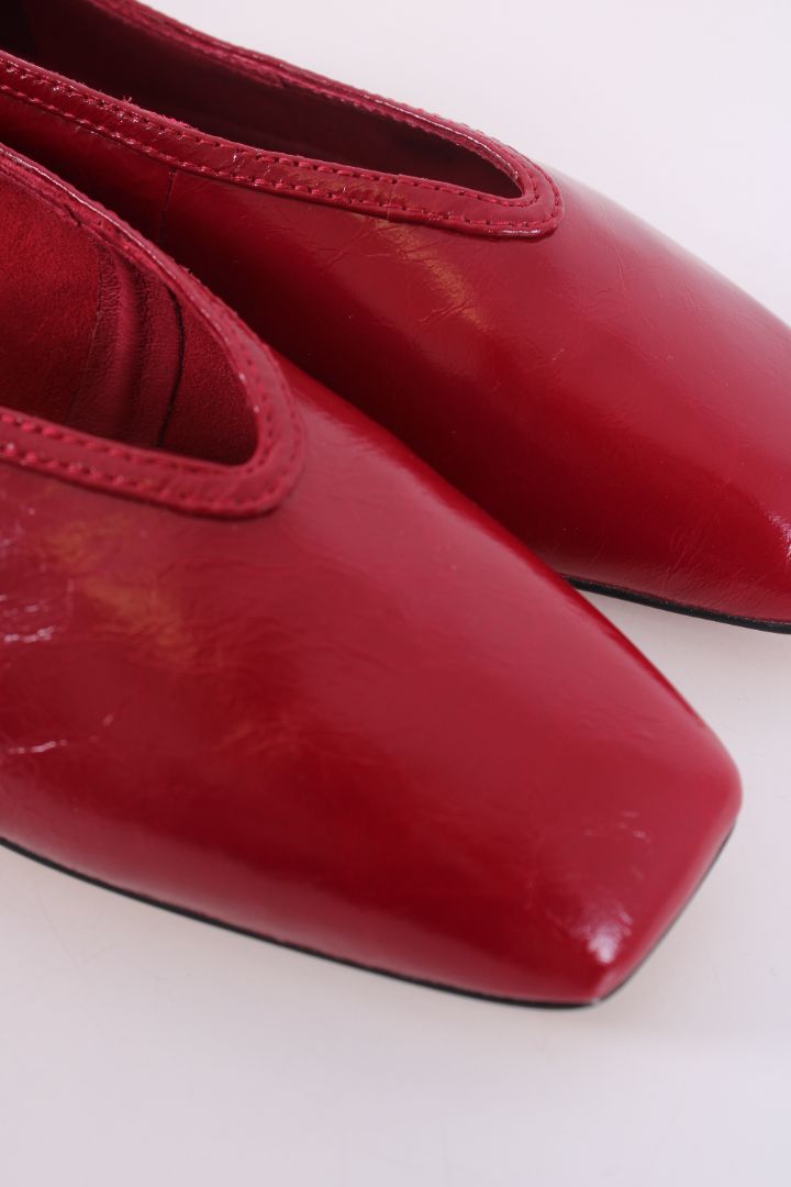 Tony Bianco Bianca Ballet Shoes Red 3