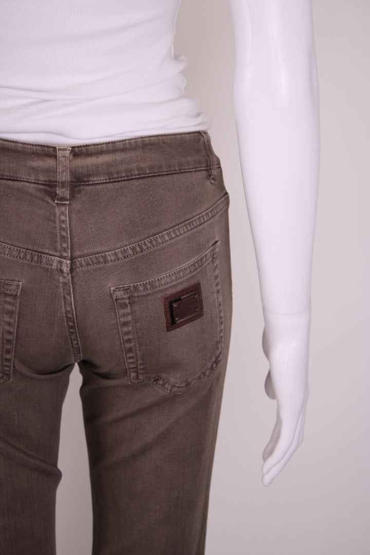 Dolce & Gabbana Logo Pocket Jeans Grey S