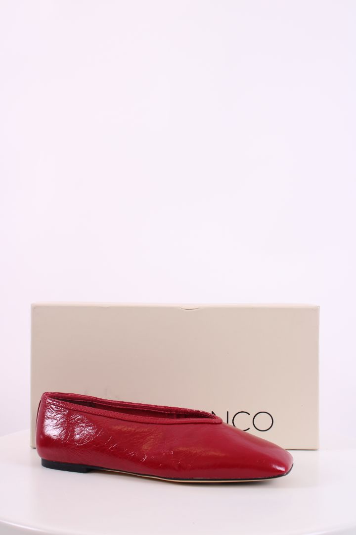 Tony Bianco Bianca Ballet Shoes Red 3