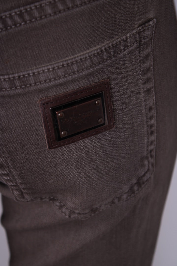Dolce & Gabbana Logo Pocket Jeans Grey S