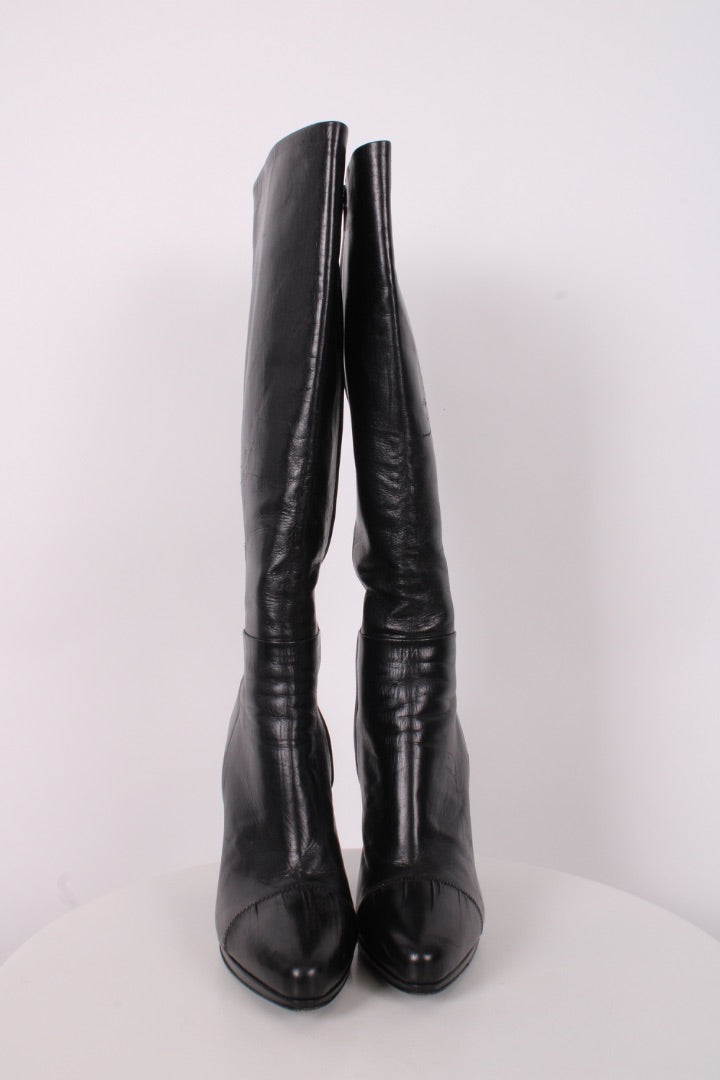 Prada Long Boots Black 38
