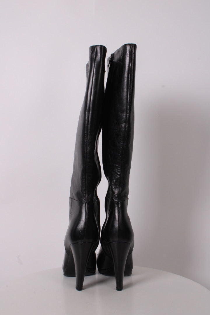 Prada Long Boots Black 38