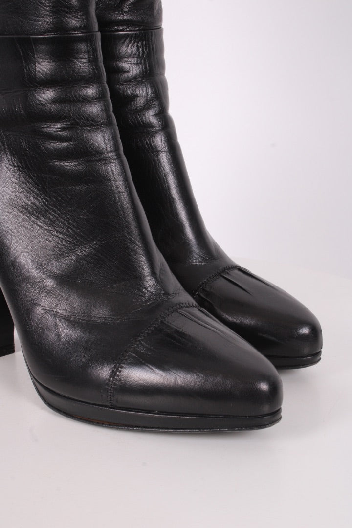 Prada Long Boots Black 38