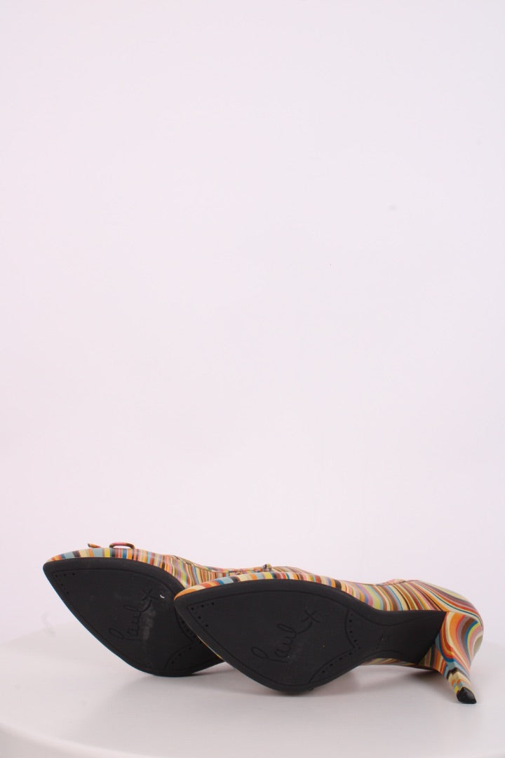 Paul Smith Vintage Stripe Print Heels Multi 38