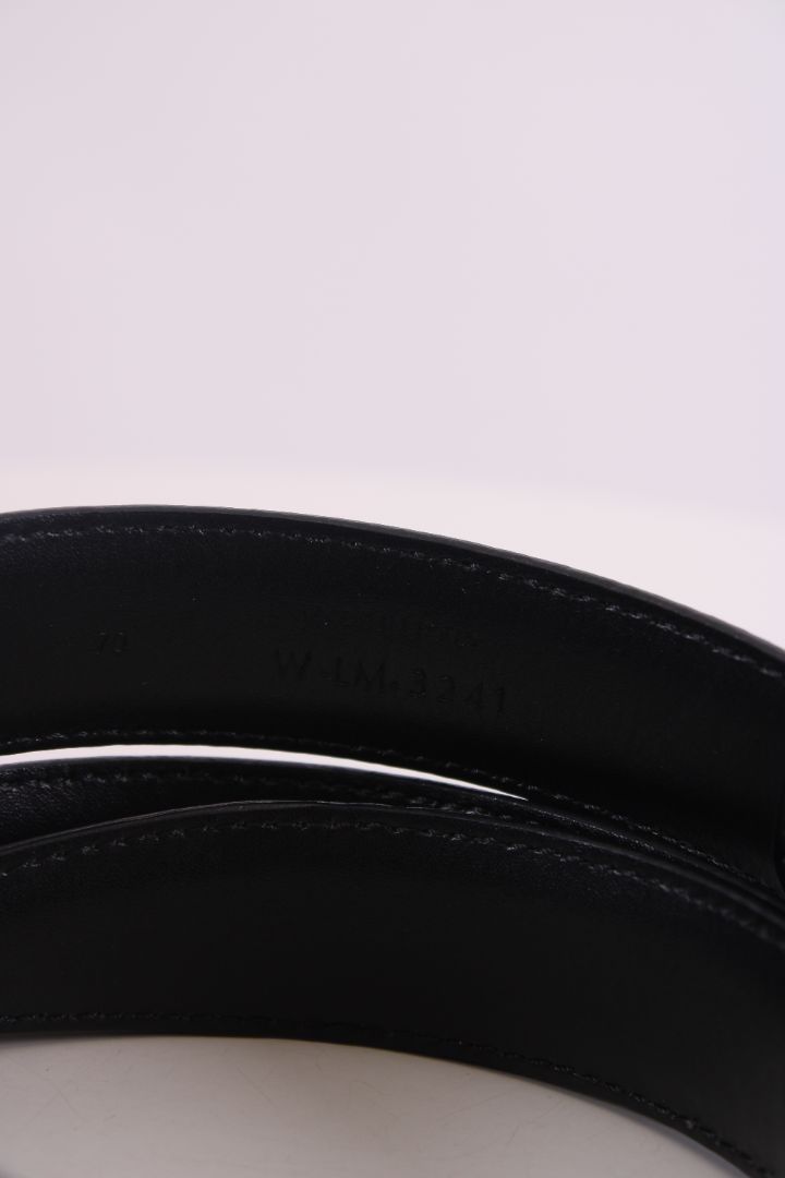 Celine Triomphe Belt Black S