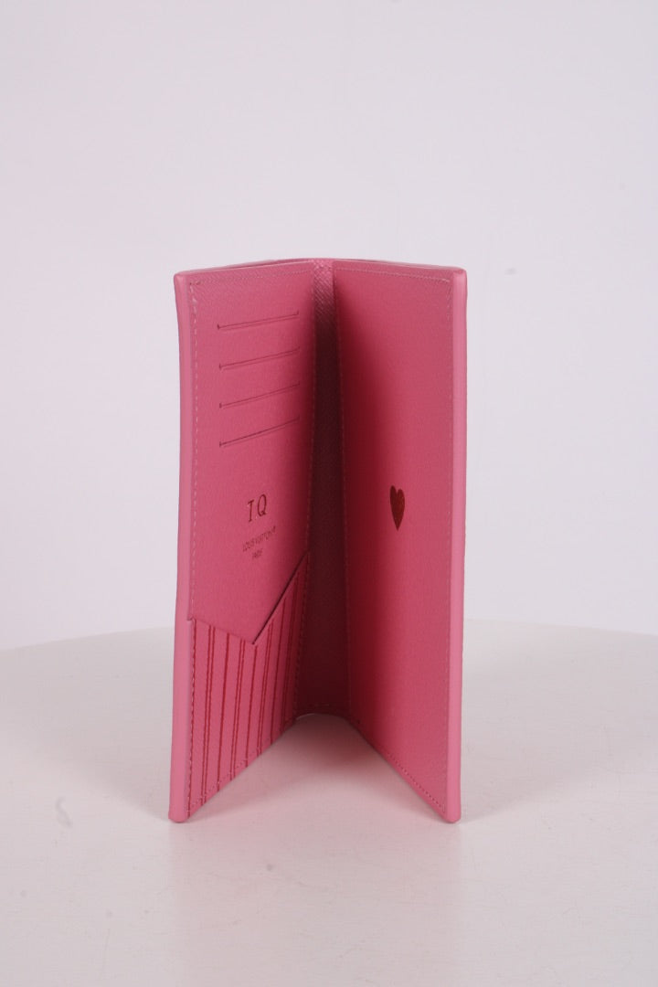 Louis Vuitton Los Angeles Passport Holder Tan/ Pink