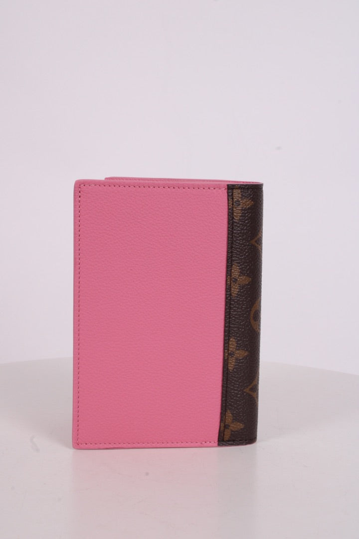 Louis Vuitton Los Angeles Passport Holder Tan/ Pink