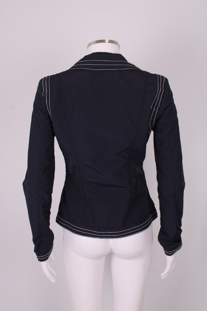 Moschino Jeans Popeye Button Jacket Navy/ White 8