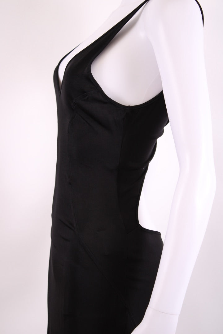 Versace Jeans Couture S/S Cut Out Back Dress Black S