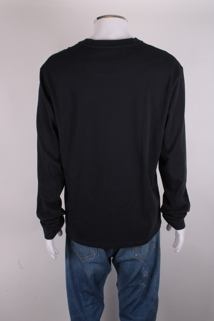 Jil Sander+ L/S Logo Patch Top Navy XXL