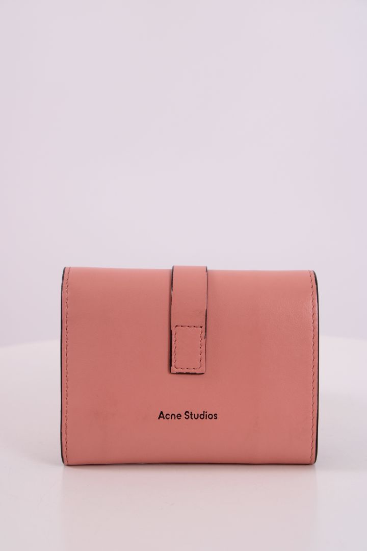 Acne Studios Mussabi Knot Wallet Pink
