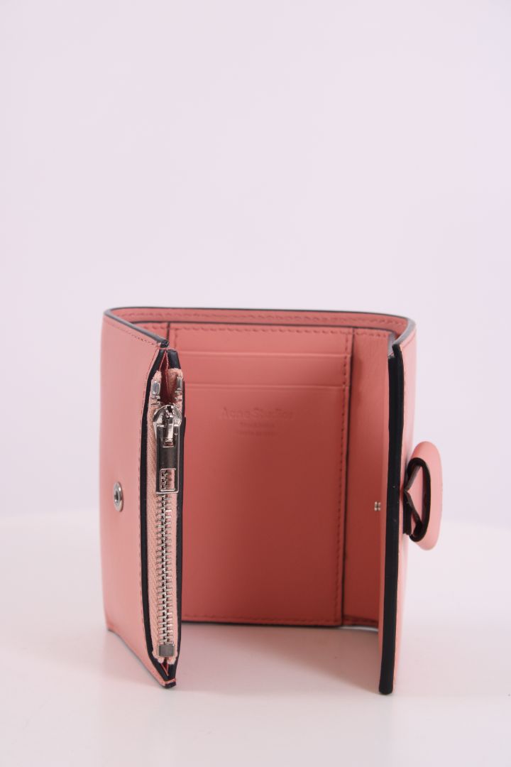 Acne Studios Mussabi Knot Wallet Pink