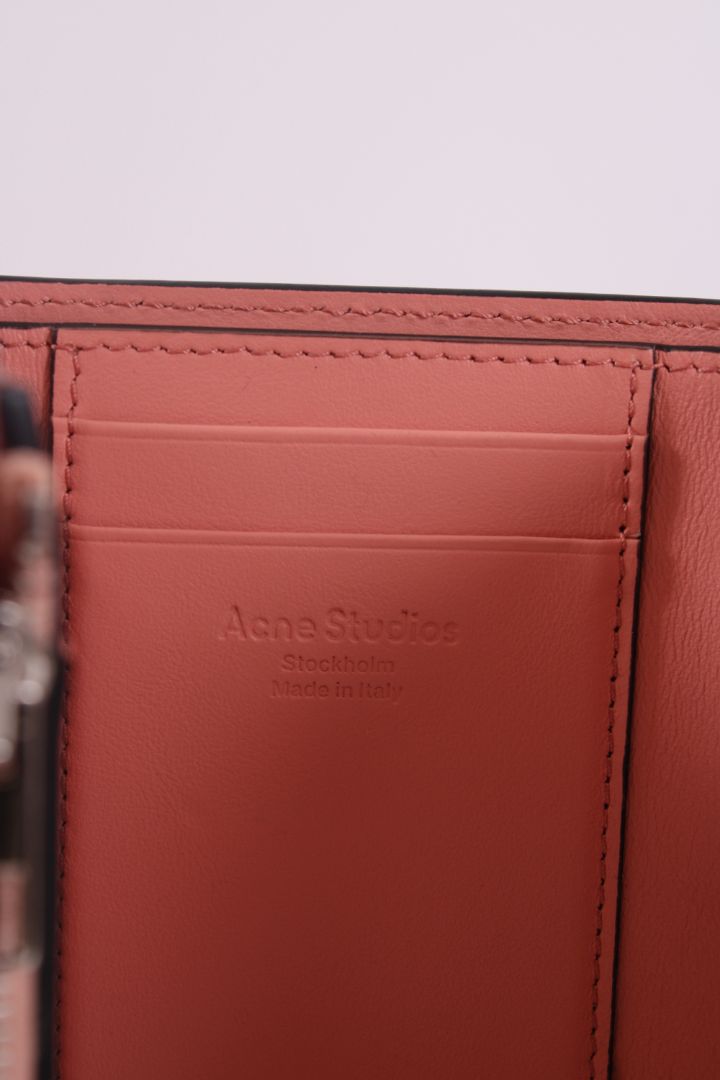 Acne Studios Mussabi Knot Wallet Pink