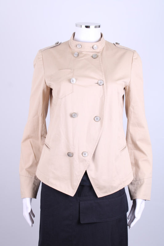 Dolce & Gabbana Double Breasted Jacket Beige M