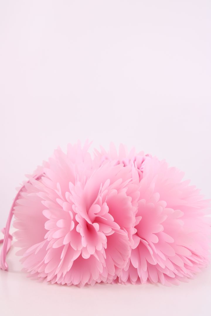 Selezza London Petal Pom Pom Bag Pink