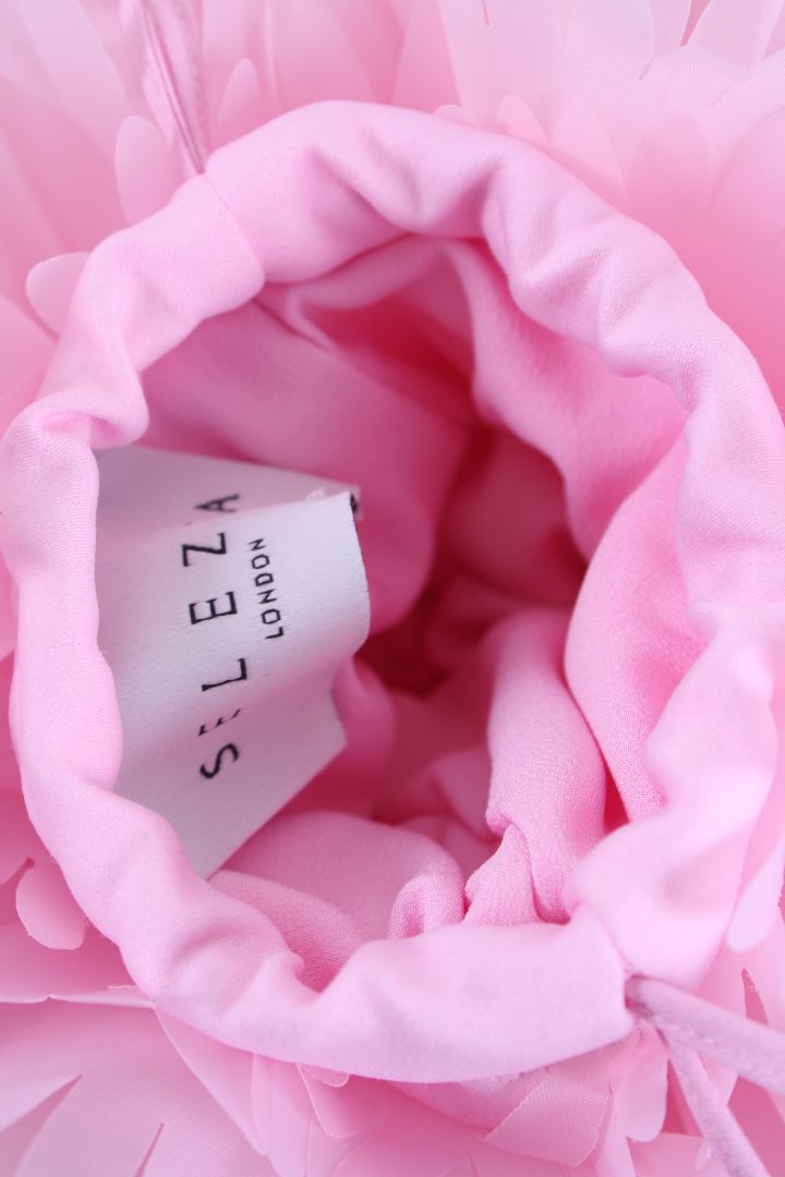Selezza London Petal Pom Pom Bag Pink