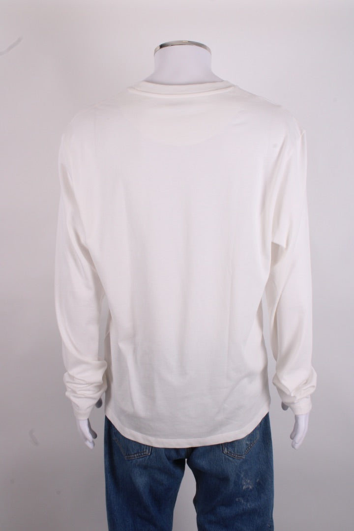 Jil Sander+ L/S Logo Patch Top White XXL