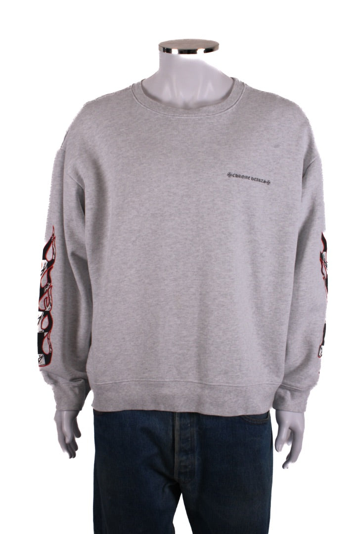 Chrome Hearts x Matty Boy Brain Graphic Print Jogger Co-ord Grey/ Multi Coloured XXL