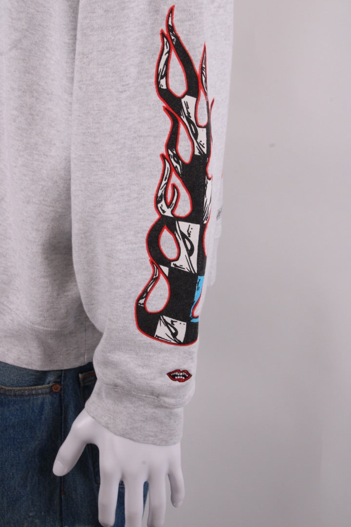 Chrome Hearts x Matty Boy Brain Graphic Print Jogger Co-ord Grey/ Multi Coloured XXL