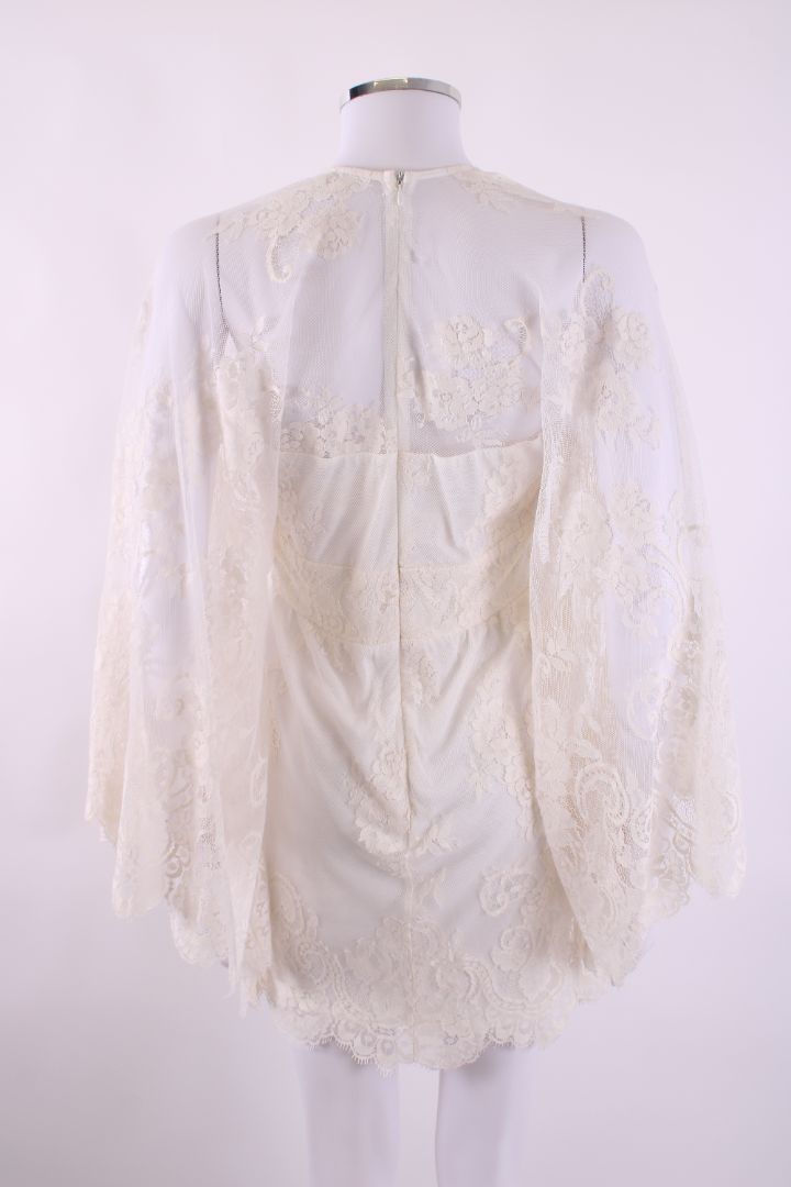 Jens Pirate Booty L/S Flare Sleeve Lace Dress Cream M
