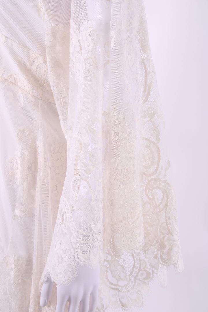 Jens Pirate Booty L/S Flare Sleeve Lace Dress Cream M