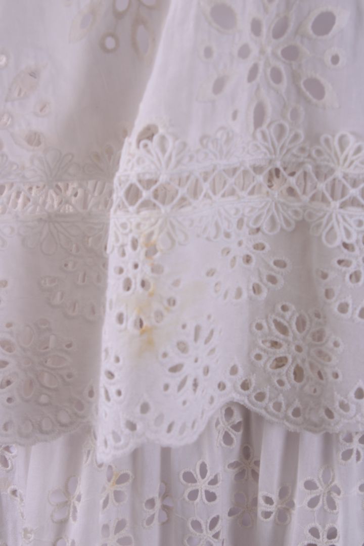 Miss June Broderie Blouse White S