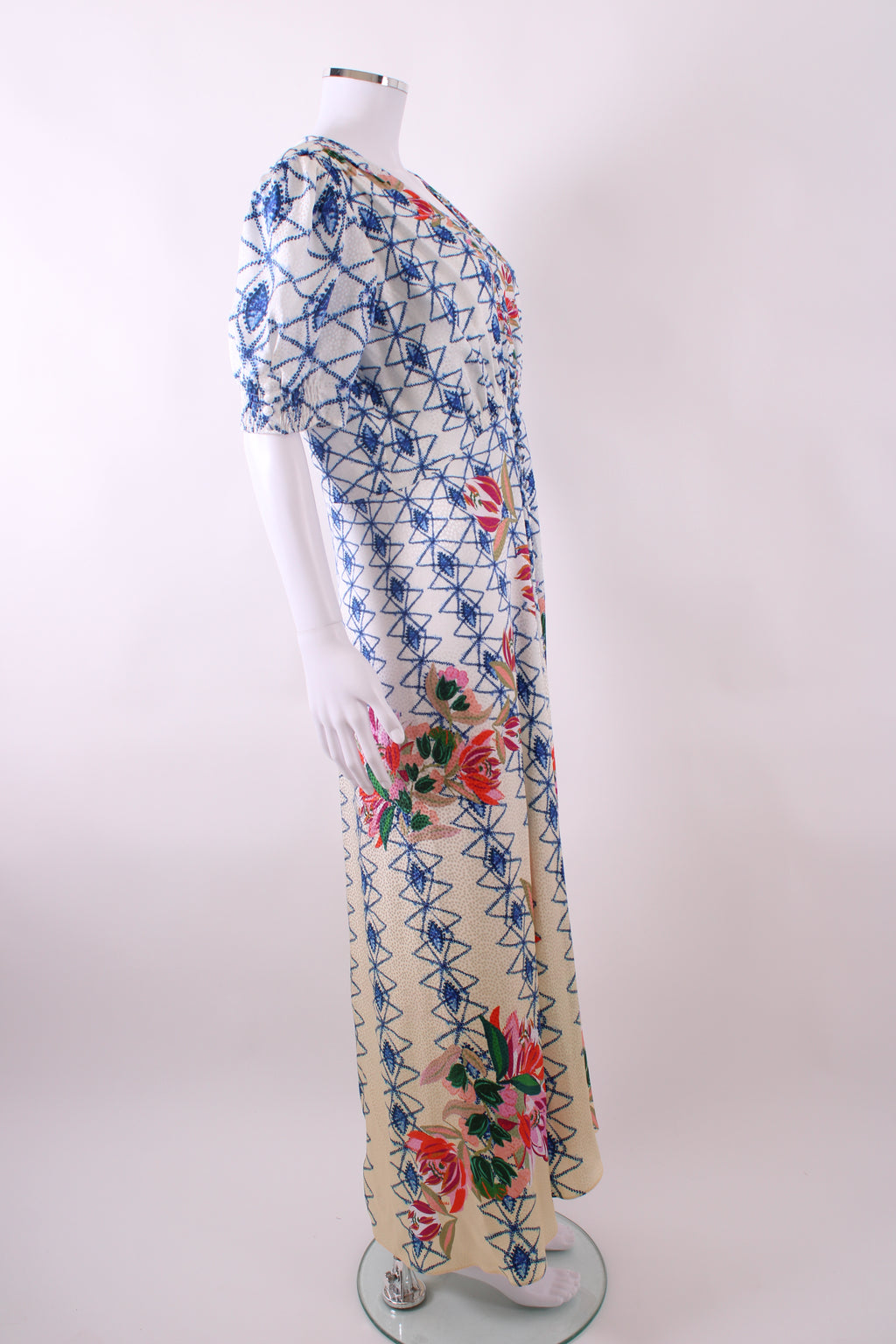 Saloni Printed Tea Dress Multi 18