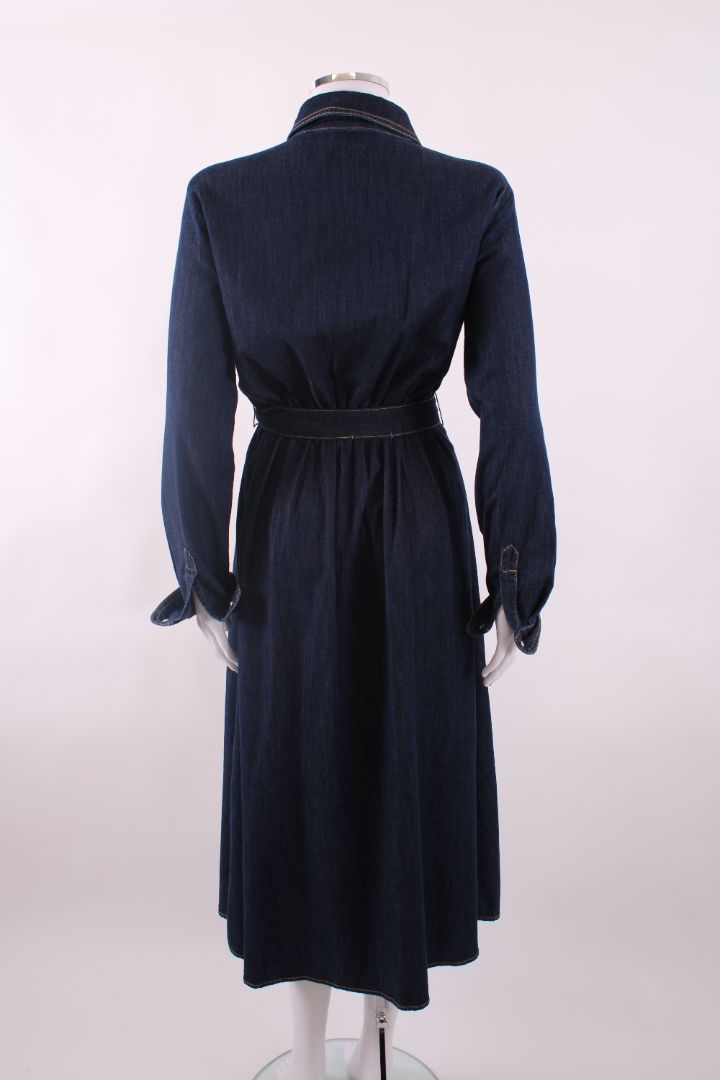 Emme Marella L/S Belted Shirt Dress Denim 16