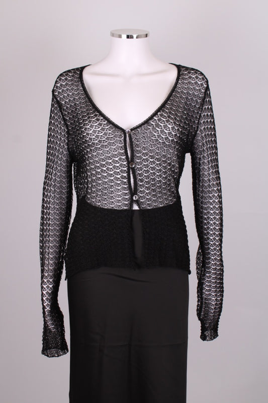 Dolce & Gabbana L/S Lace Cardigan Black M
