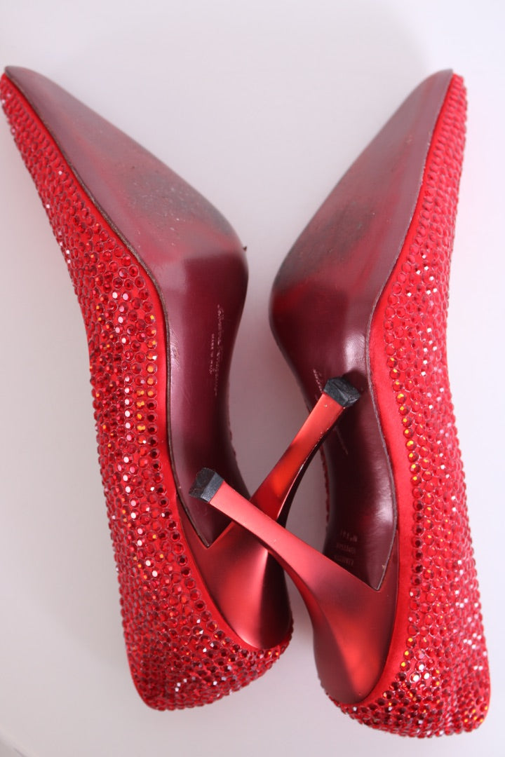 Salvatore Ferragamo 1999 Marylin Monroe Tribute Heels Red