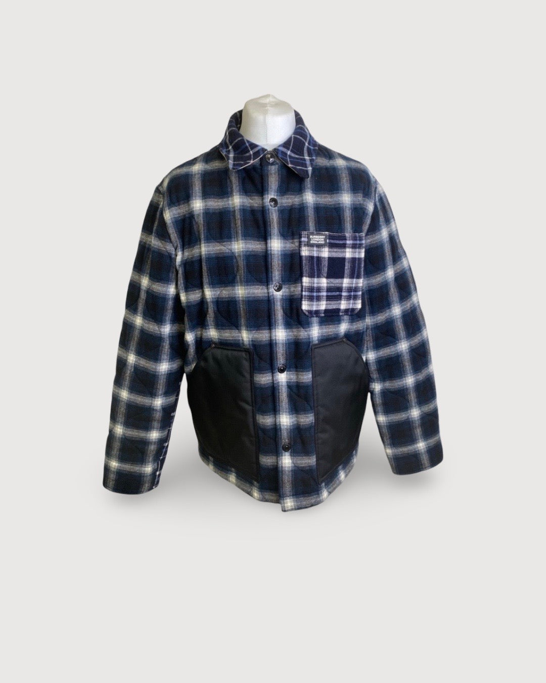 Burberry Multi Check Jacket Navy L