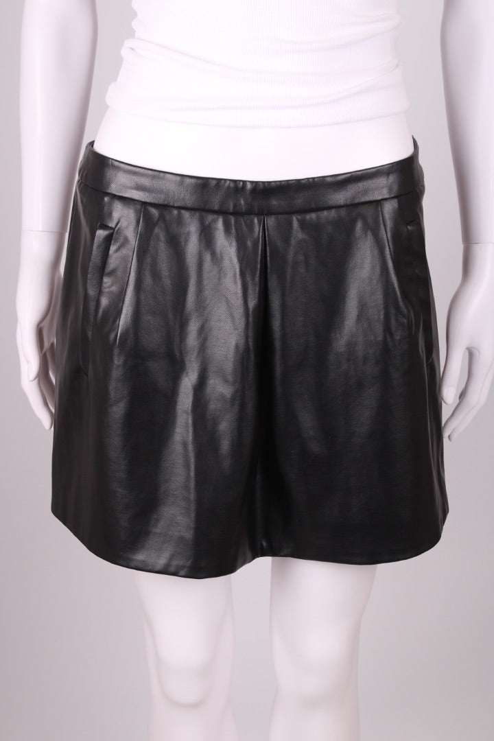Prada Faux Mini Skirt Black S