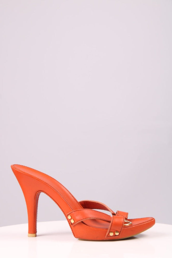 Giuseppe Zanotti Slide heel sandals Orange 39